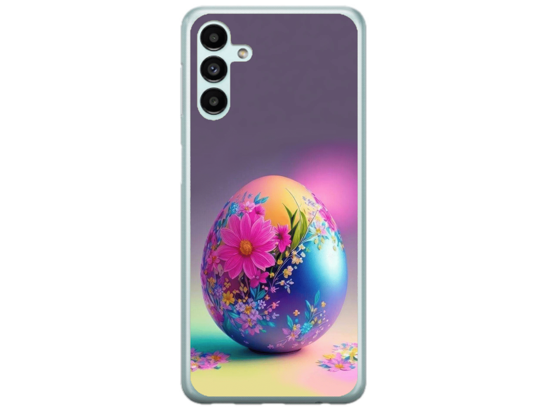 Husa Silicon HQCover compatibila cu Samsung Galaxy A54 5G, model Easter Egg, rezistenta la socuri si zgarieturi, SP1M00002