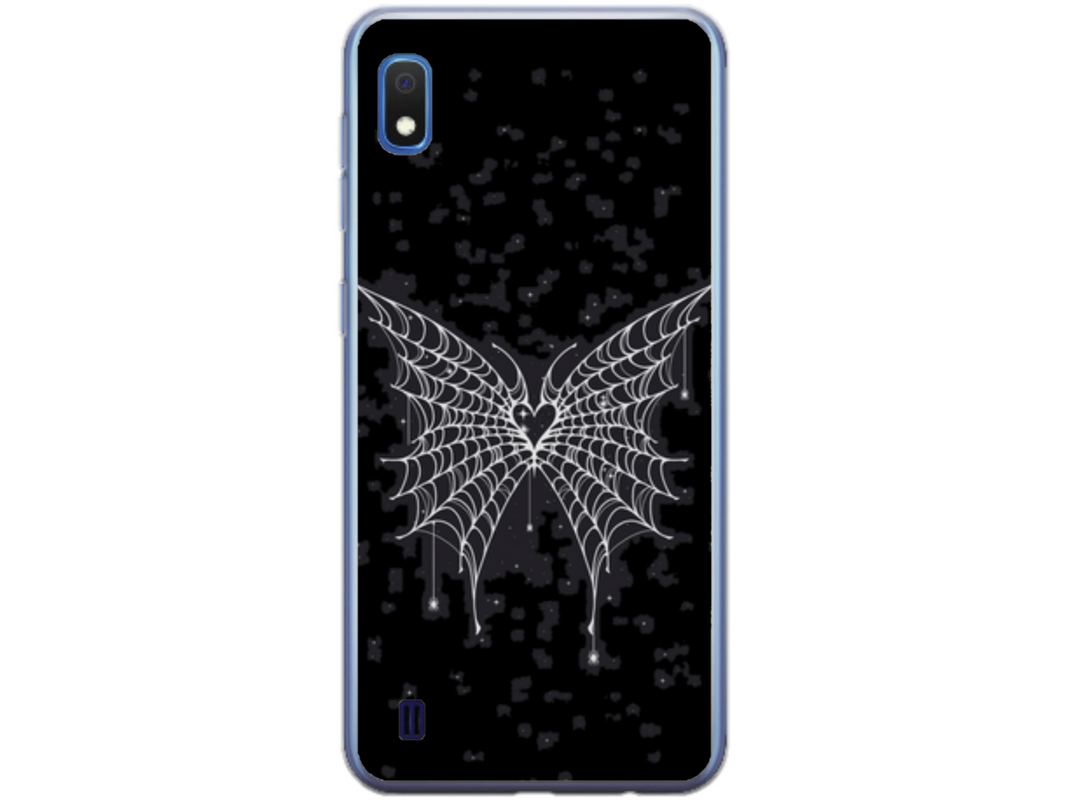 Husa Silicon HQCover compatibila cu Samsung Galaxy A10, model Butterfly, rezistenta la socuri si zgarieturi, SP1M00038