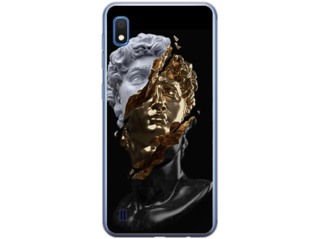 Husa Silicon HQCover compatibila cu Samsung Galaxy A10, model Statuie, rezistenta la socuri si zgarieturi, SP1M00046