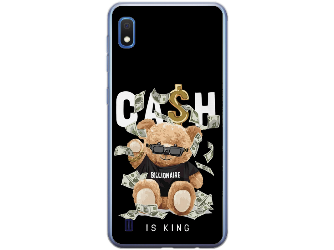 Husa Silicon HQCover compatibila cu Samsung Galaxy A10, model Urs Cool V5, rezistenta la socuri si zgarieturi, SP1M00050