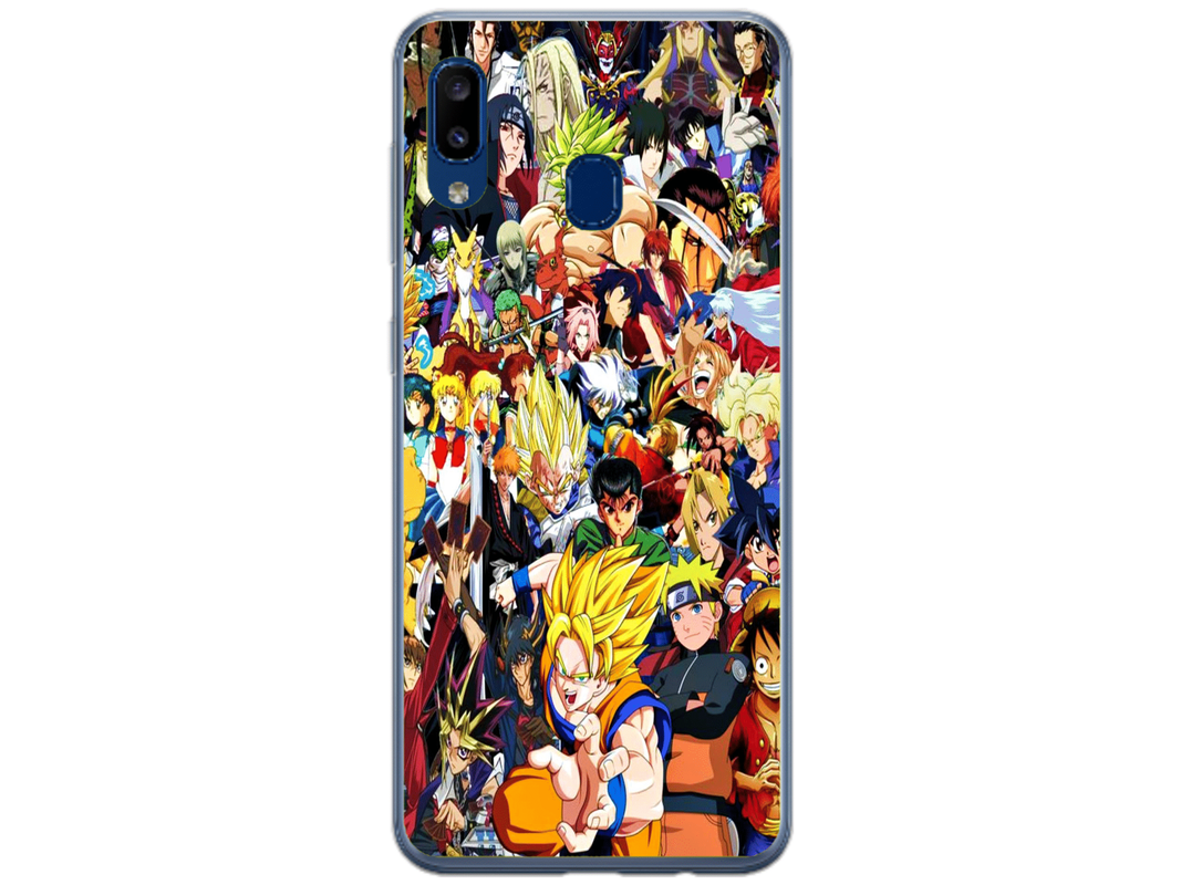 Husa Silicon HQCover compatibila cu Samsung Galaxy A40, model Anime v1, rezistenta la socuri si zgarieturi, SP1M00013