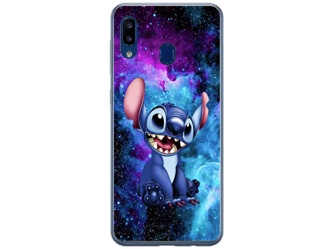 Husa Silicon HQCover compatibila cu Samsung Galaxy A40, model Stitch v6, rezistenta la socuri si zgarieturi, SP1M00019
