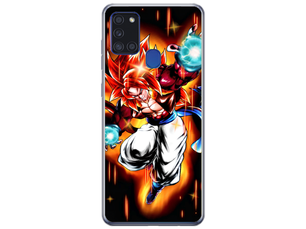 Husa Silicon HQCover compatibila cu Samsung Galaxy A21s, model Dragon Ball Z v1, rezistenta la socuri si zgarieturi, SP1M00017