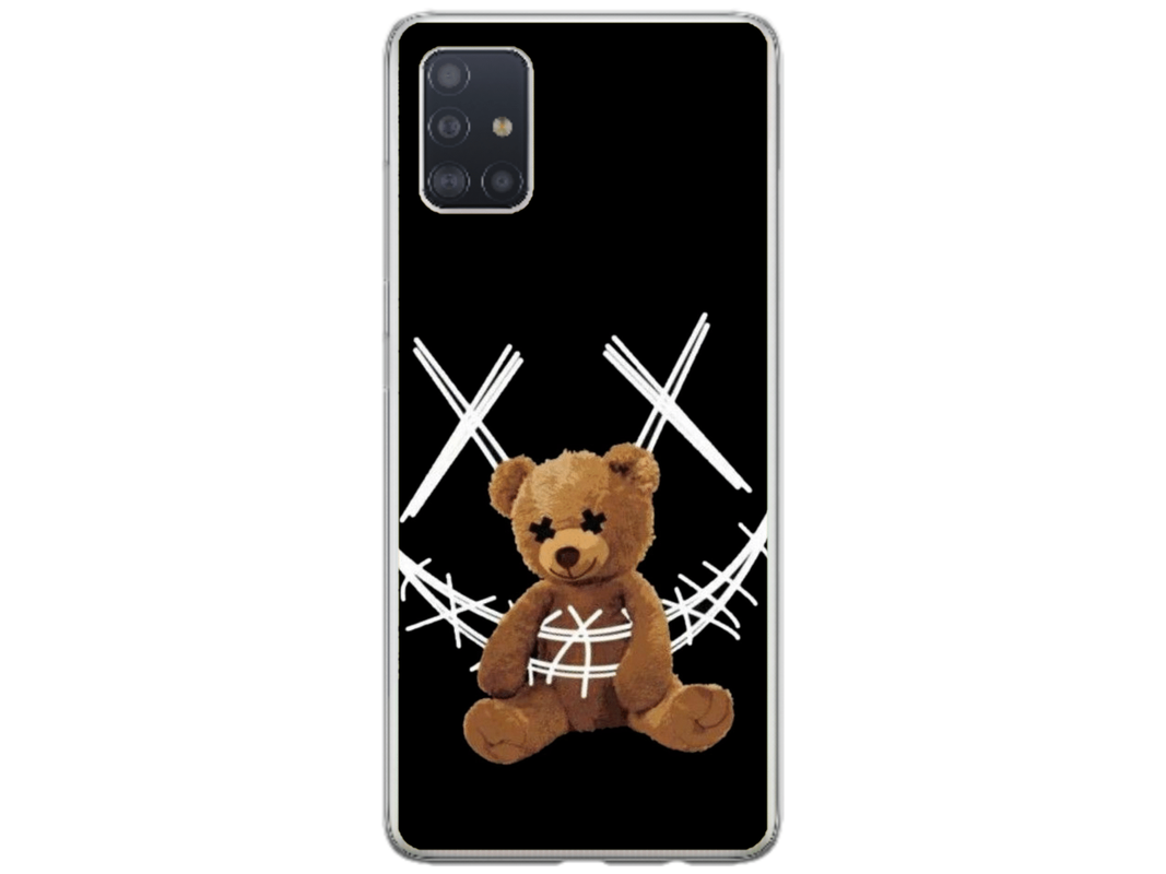Husa Silicon HQCover compatibila cu Samsung Galaxy A71, model Urs Cool v4, rezistenta la socuri si zgarieturi, SP1M00037