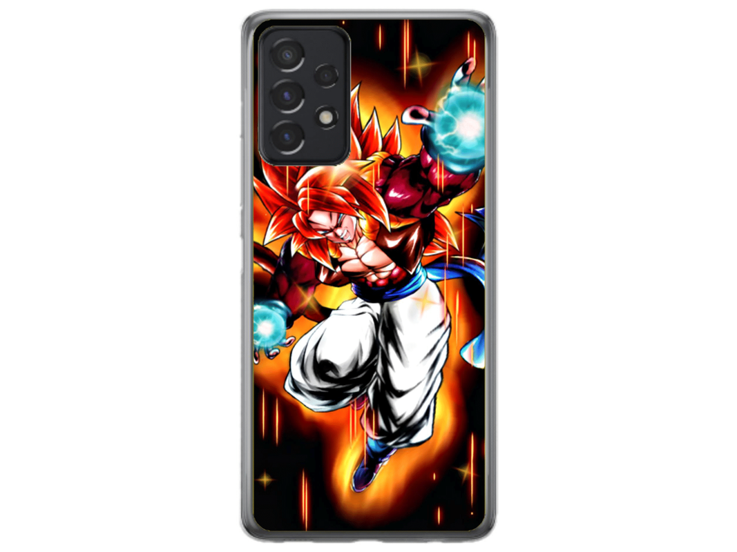 Husa Silicon HQCover compatibila cu Samsung Galaxy A72, model Dragon Ball Z v1, rezistenta la socuri si zgarieturi, SP1M00017