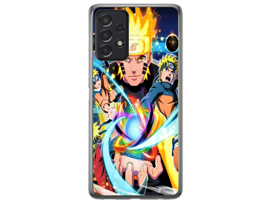 Husa Silicon HQCover compatibila cu Samsung Galaxy A52 4G, model Naruto v1, rezistenta la socuri si zgarieturi, SP1M00020