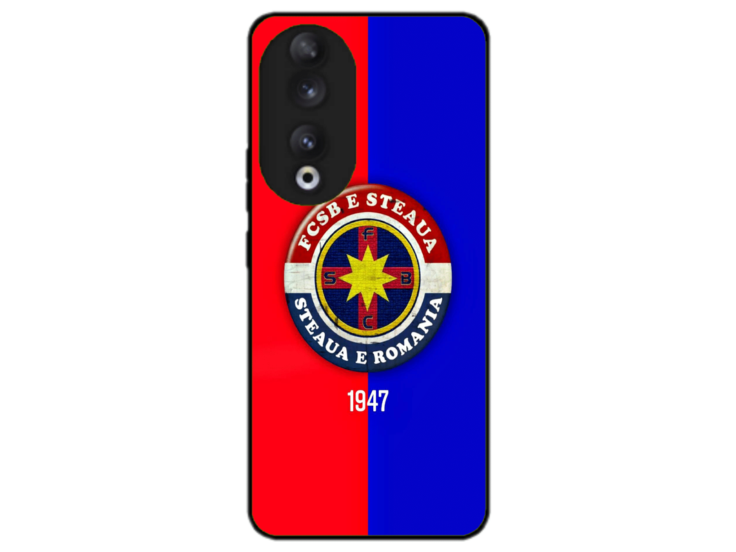 Husa Silicon HQCover compatibila cu Honor 90, model FCSB Steaua, rezistenta la socuri si zgarieturi, SP1M00003