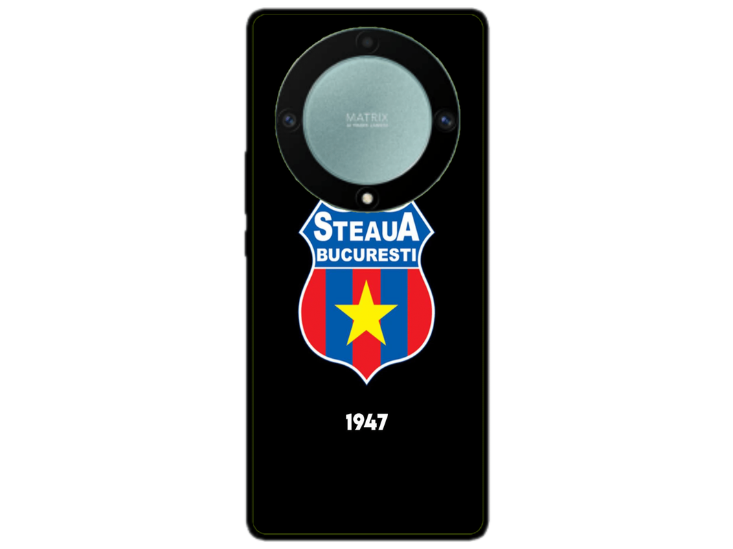 Husa Silicon HQCover compatibila cu Honor Magic 5 Lite, model Steaua Bucuresti, rezistenta la socuri si zgarieturi, SP1M00004