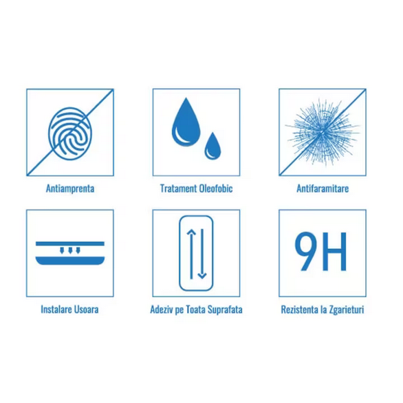 Set Husa Silicon plus Folie din sticla Privacy compatibila cu Samsung Galaxy A10, menta, protectie 360