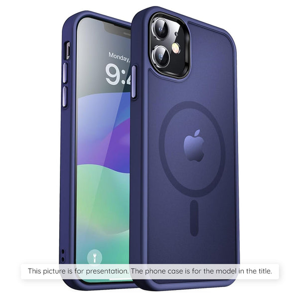 Husa de protectie Techsuit HaloFrost Series compatibila cu Apple iPhone X , acoperire spate, albastru inchis