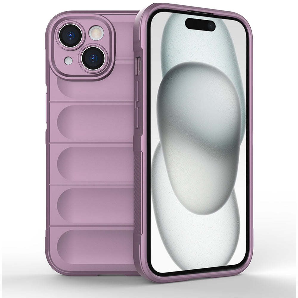 Husa de protectie Techsuit Magic Shield compatibila cu Apple iPhone 15 Plus, acoperire spate, mov