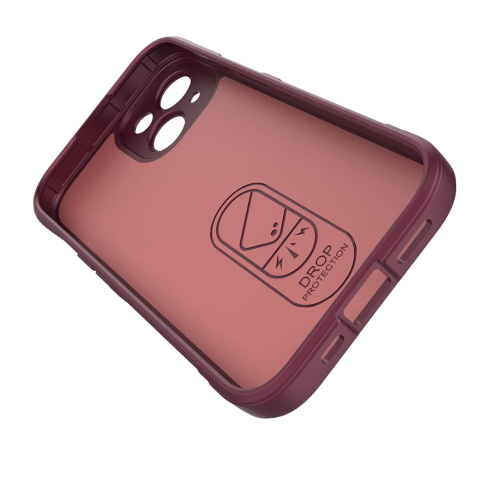Husa de protectie Techsuit Magic Shield compatibila cu Apple iPhone 15 Plus, acoperire spate, albastru inchis