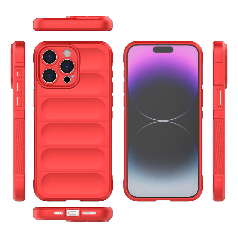Husa de protectie Techsuit Magic Shield compatibila cu Apple iPhone 15 Pro, acoperire spate, negru