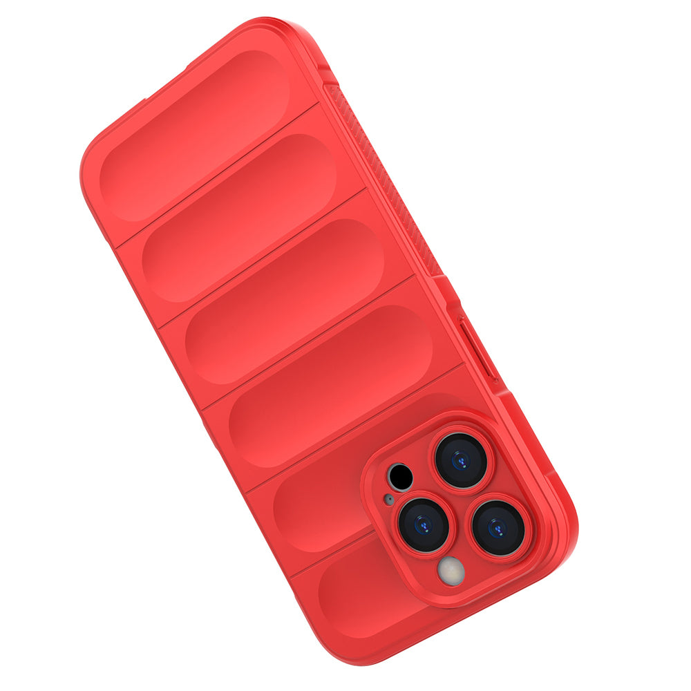 Husa de protectie Techsuit Magic Shield compatibila cu Apple iPhone 15 Pro, acoperire spate, rosu