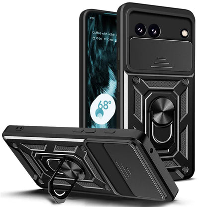 Husa de protectie Techsuit CamShield Series compatibila cu Google Pixel 8a, acoperire spate, negru