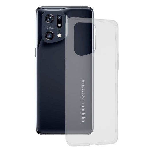 Husa de protectie Techsuit Clear Silicone compatibila cu Oppo Find X5 Pro 5G, acoperire spate, transparent