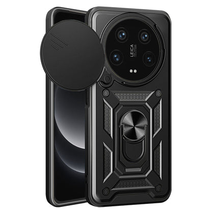 Husa de protectie Techsuit CamShield Series compatibila cu Xiaomi 14 Ultra, acoperire spate, negru