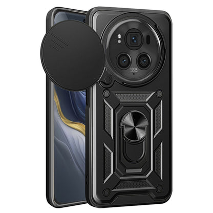 Husa de protectie Techsuit CamShield Series compatibila cu Honor Magic6 Pro, acoperire spate, negru
