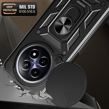 Husa de protectie Techsuit CamShield Series compatibila cu Honor Magic6 Pro, acoperire spate, negru