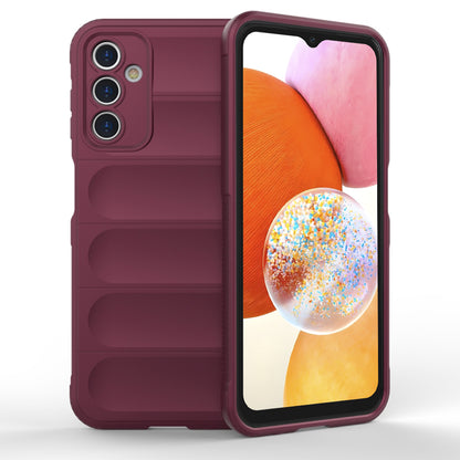 Husa de protectie Techsuit Magic Shield compatibila cu Samsung Galaxy A14 5G, acoperire spate, visiniu