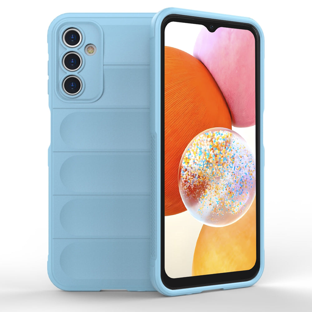 Husa de protectie Techsuit Magic Shield compatibila cu Samsung Galaxy A14 4G, acoperire spate, albastru inchis
