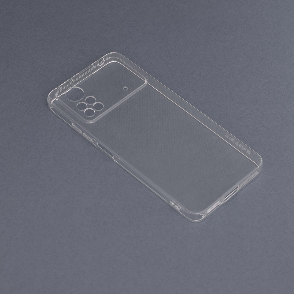 Husa de protectie Techsuit Clear Silicone compatibila cu Xiaomi Poco F6, acoperire spate, transparent