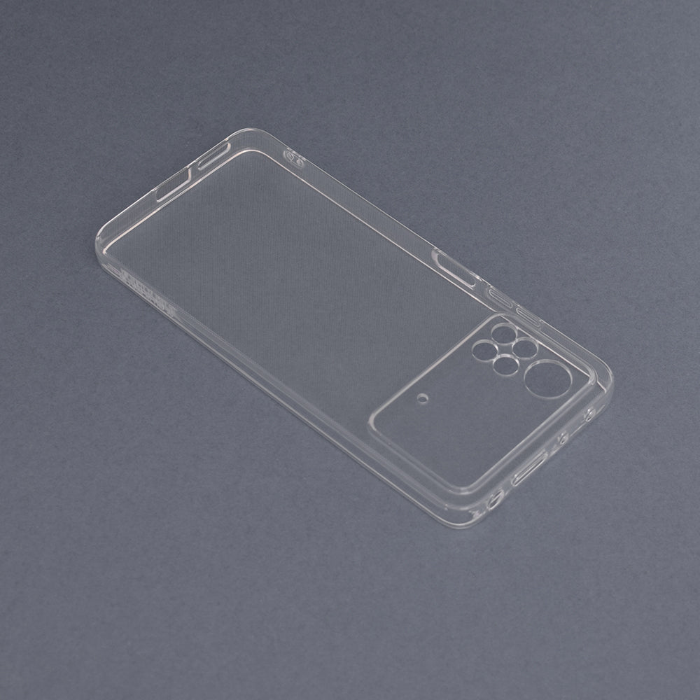 Husa de protectie Techsuit Clear Silicone compatibila cu Xiaomi Poco F6, acoperire spate, transparent