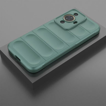 Husa de protectie Techsuit Magic Shield compatibila cu Huawei nova 11, acoperire spate, verde
