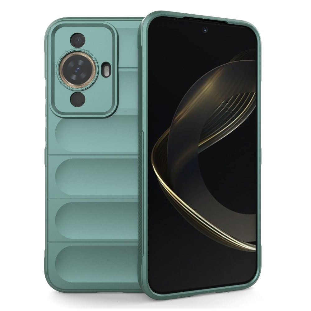 Husa de protectie Techsuit Magic Shield compatibila cu Huawei nova 11, acoperire spate, verde