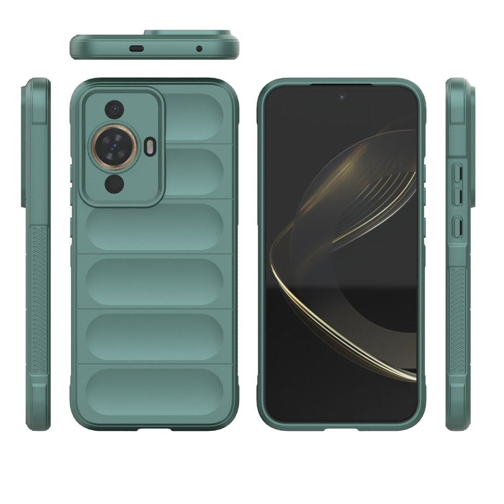 Husa de protectie Techsuit Magic Shield compatibila cu Huawei nova 11, acoperire spate, verde