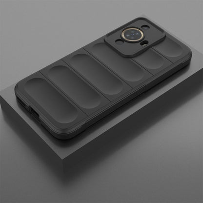 Husa de protectie Techsuit Magic Shield compatibila cu Huawei nova 11, acoperire spate, negru