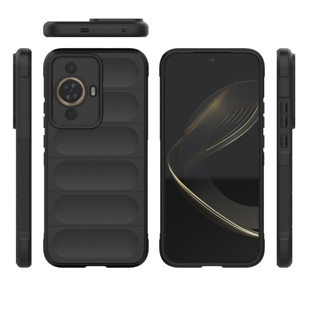 Husa de protectie Techsuit Magic Shield compatibila cu Huawei nova 11, acoperire spate, negru