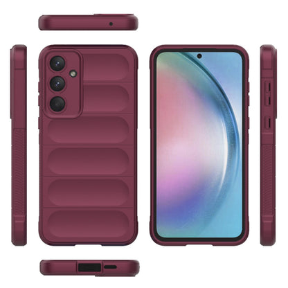 Husa de protectie Techsuit Magic Shield compatibila cu Samsung Galaxy A55 5G, acoperire spate, albastru inchis