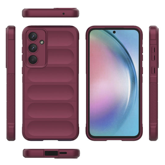 Husa de protectie Techsuit Magic Shield compatibila cu Samsung Galaxy A55 5G, acoperire spate, verde