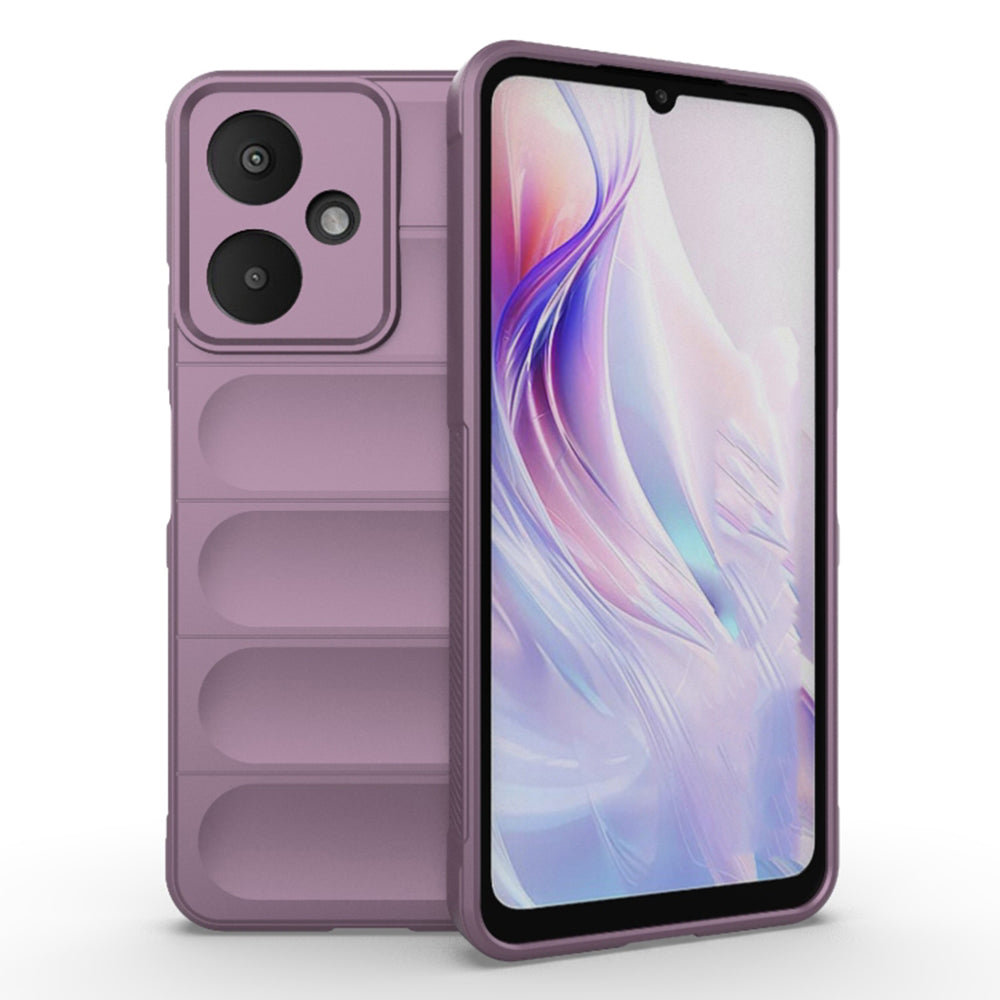 Husa de protectie Techsuit Magic Shield compatibila cu Xiaomi Redmi Poco M6, acoperire spate, mov