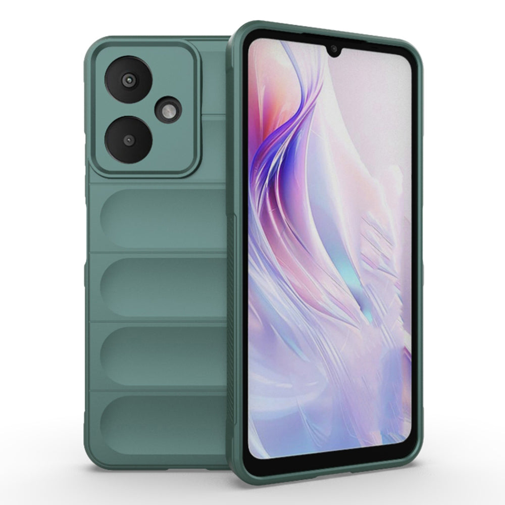 Husa de protectie Techsuit Magic Shield compatibila cu Xiaomi Redmi Poco M6, acoperire spate, verde