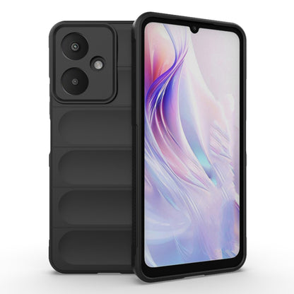 Husa de protectie Techsuit Magic Shield compatibila cu Xiaomi Redmi Poco M6, acoperire spate, negru