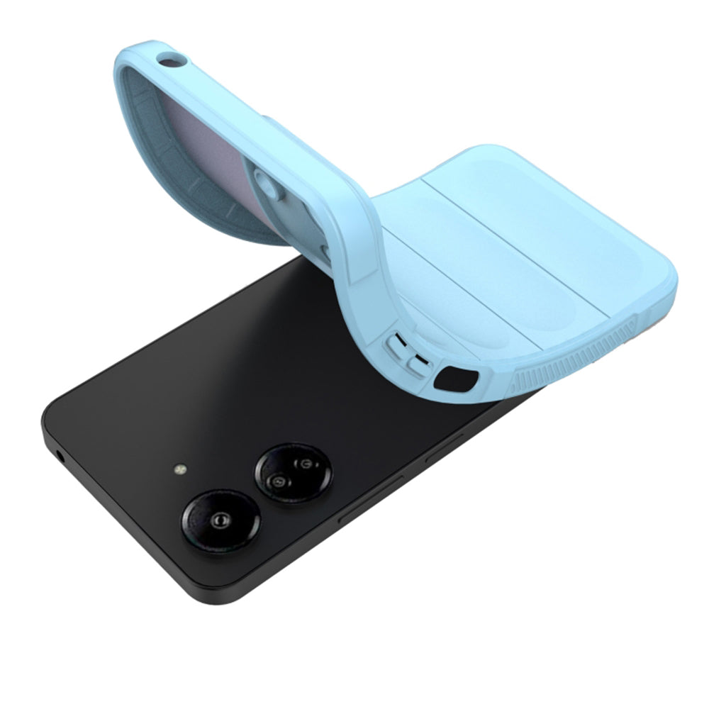 Husa de protectie Techsuit Magic Shield compatibila cu Xiaomi Redmi 13C 4G, acoperire spate, visiniu