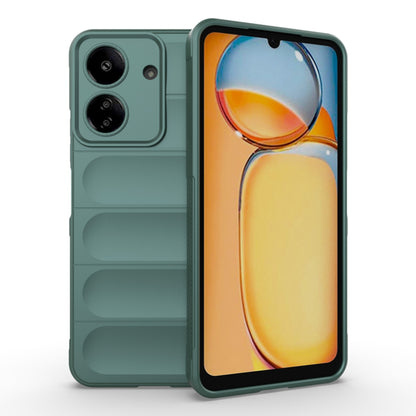 Husa de protectie Techsuit Magic Shield compatibila cu Xiaomi Redmi Poco C65, acoperire spate, verde