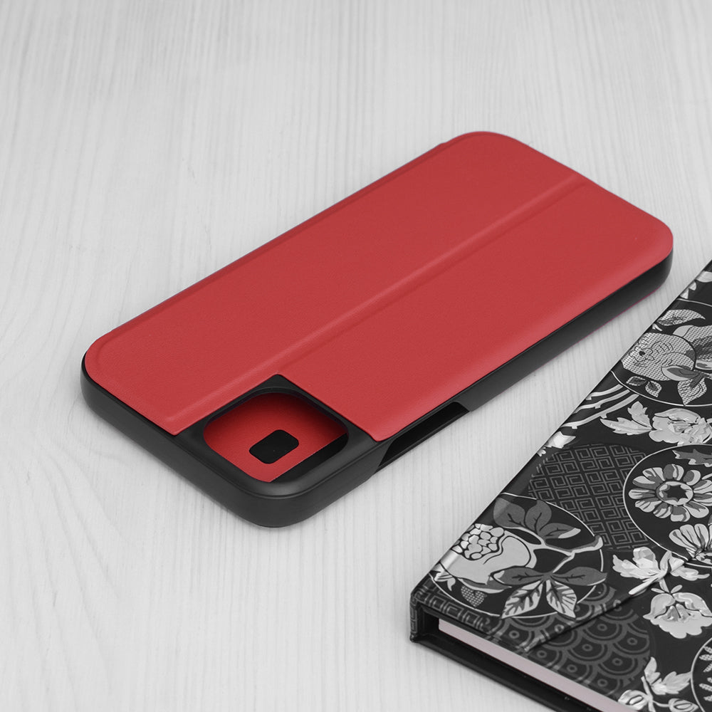 Husa de protectie Techsuit eFold Series compatibila cu Apple iPhone 14 Plus, acoperire spate, rosu