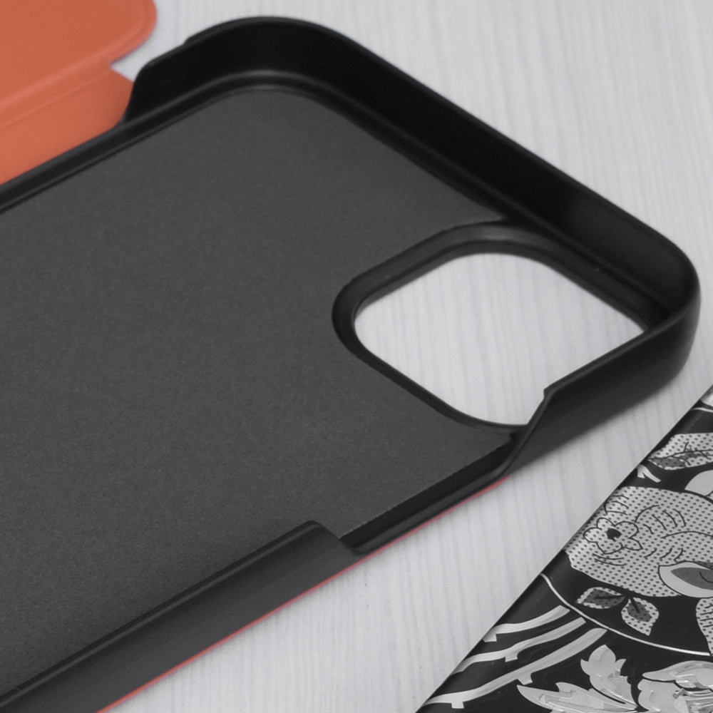 Husa de protectie Techsuit eFold Series compatibila cu Apple iPhone 14 Plus, acoperire spate, oranj