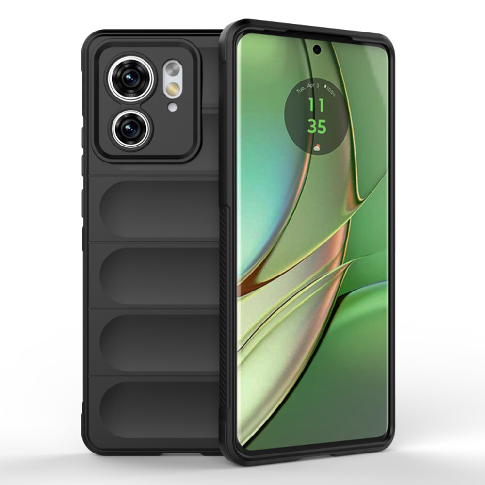 Husa de protectie Techsuit Magic Shield compatibila cu Motorola Edge 40, acoperire spate, negru