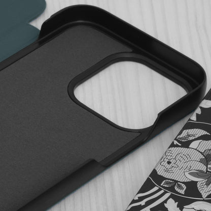 Husa de protectie Techsuit eFold Series compatibila cu Apple iPhone 14 Pro, acoperire spate, verde inchis