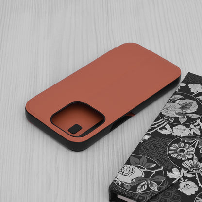 Husa de protectie Techsuit eFold Series compatibila cu Apple iPhone 14 Pro, acoperire spate, oranj