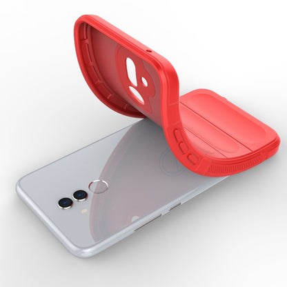 Husa de protectie Techsuit Magic Shield compatibila cu Huawei Mate 20 Lite, acoperire spate, visiniu