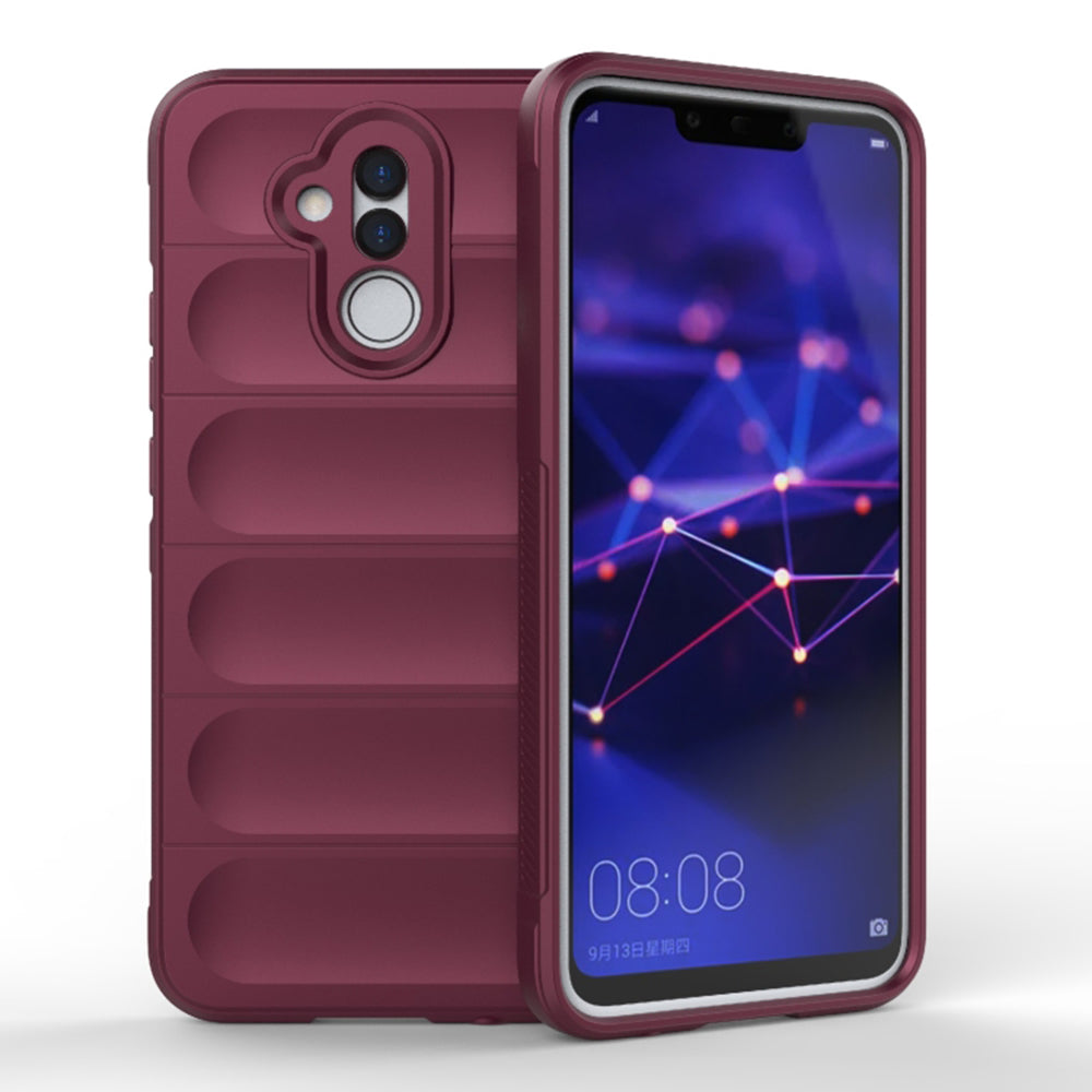 Husa de protectie Techsuit Magic Shield compatibila cu Huawei Mate 20 Lite, acoperire spate, visiniu