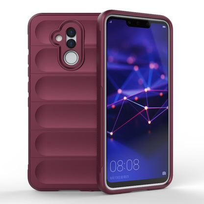 Husa de protectie Techsuit Magic Shield compatibila cu Huawei Mate 20 Lite, acoperire spate, visiniu