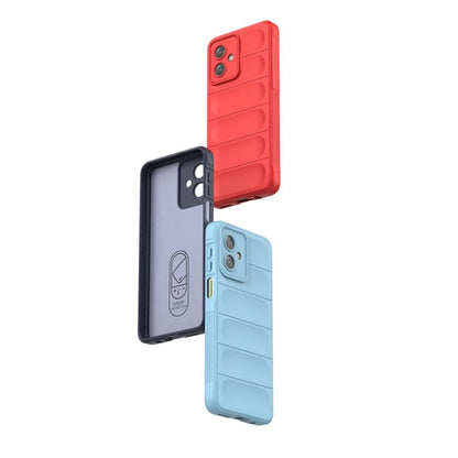 Husa de protectie Techsuit Magic Shield compatibila cu Motorola Moto G54, acoperire spate, albastru inchis
