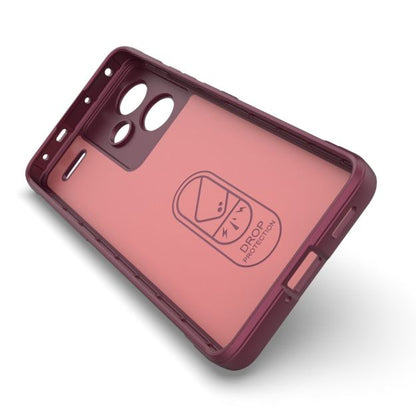 Husa de protectie Techsuit Magic Shield compatibila cu Xiaomi Redmi Note 13 Pro Plus 5G, acoperire spate, visiniu