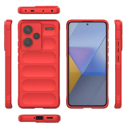 Husa de protectie Techsuit Magic Shield compatibila cu Xiaomi Redmi Note 13 Pro Plus 5G, acoperire spate, rosu